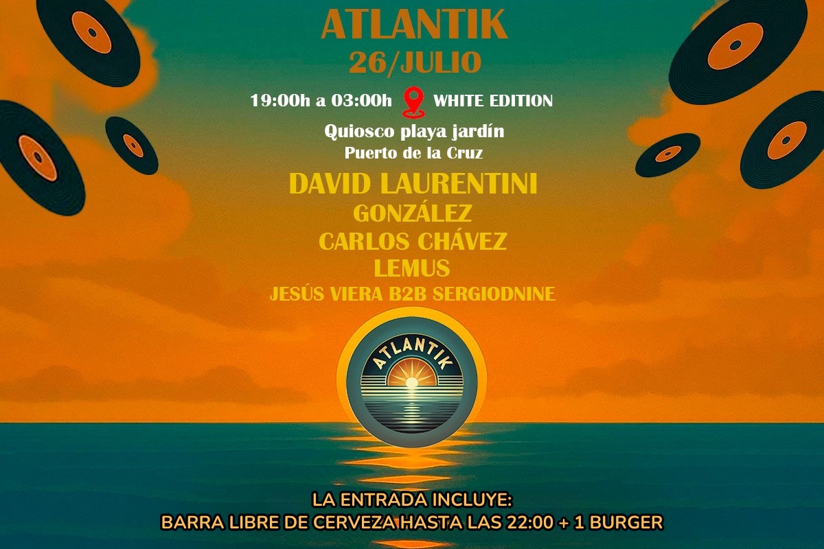 Atlantik - White Edition - Kiosk Beach Jardín, Puerto de la Cruz