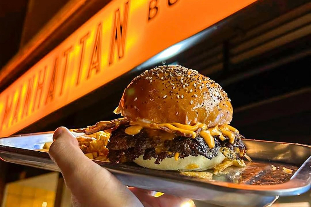 Burger's menu to choose for 2 people with dessert + drink in Santa Cruz 🍔🗽